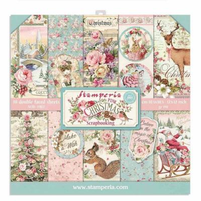 Stamperia Paper Pack - Pink Christmas